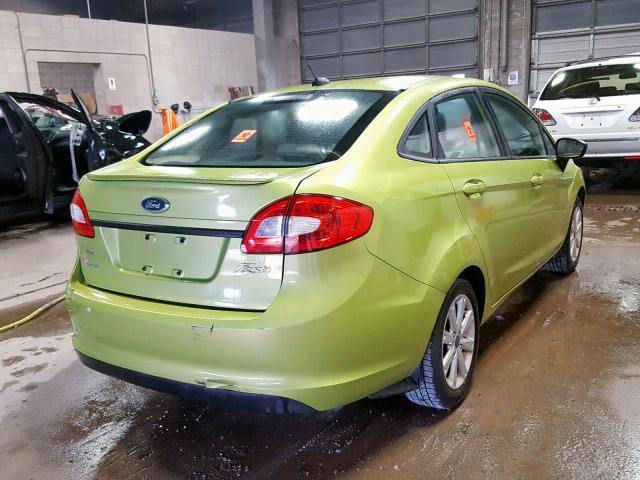 3FADP4BJ4CM161940 - 2012 FORD FIESTA SE GREEN photo 4