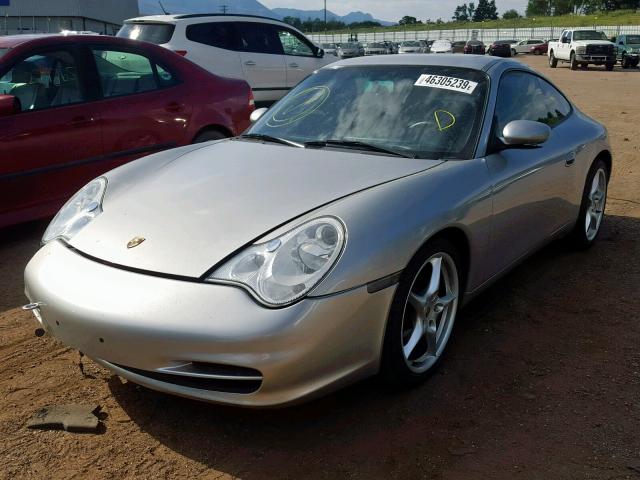 WP0AA29972S620298 - 2002 PORSCHE 911 CARRER SILVER photo 2