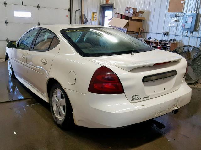 2G2WP552171101144 - 2007 PONTIAC GRAND PRIX WHITE photo 3