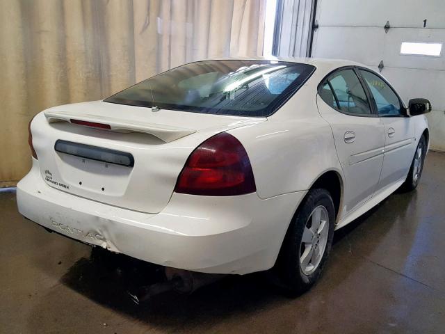 2G2WP552171101144 - 2007 PONTIAC GRAND PRIX WHITE photo 4