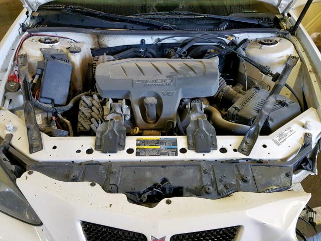 2G2WP552171101144 - 2007 PONTIAC GRAND PRIX WHITE photo 7
