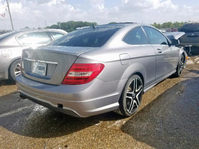 WDDGJ4HB1EG274899 - 2014 MERCEDES-BENZ C 250 GRAY photo 4