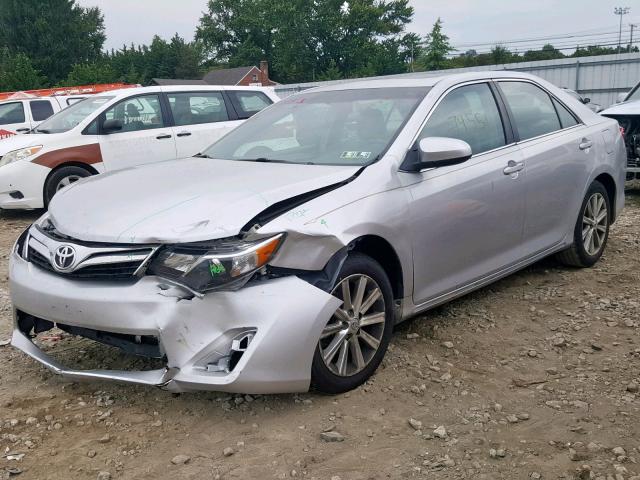 4T4BF1FK3CR268061 - 2012 TOYOTA CAMRY BASE SILVER photo 2