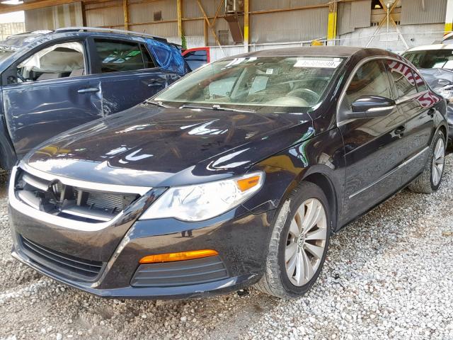 WVWMN7AN8BE716088 - 2011 VOLKSWAGEN CC SPORT BLACK photo 2