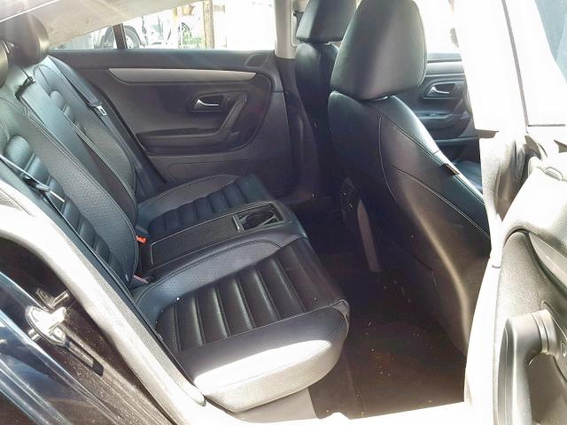 WVWMN7AN8BE716088 - 2011 VOLKSWAGEN CC SPORT BLACK photo 6