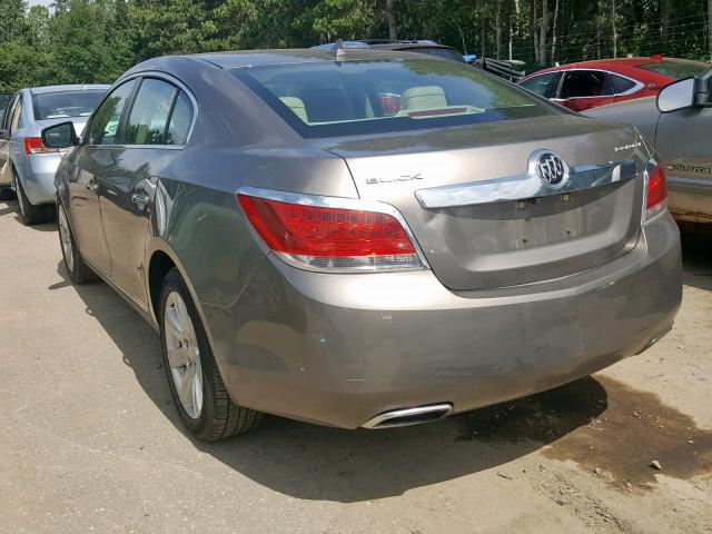 1G4GC5E3XCF138499 - 2012 BUICK LACROSSE TAN photo 3