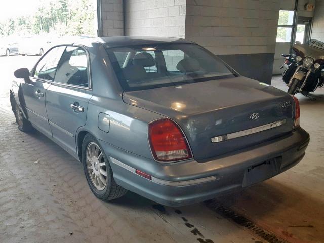 KMHFU45E53A253335 - 2003 HYUNDAI XG 350 BLUE photo 3