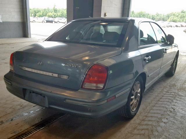 KMHFU45E53A253335 - 2003 HYUNDAI XG 350 BLUE photo 4