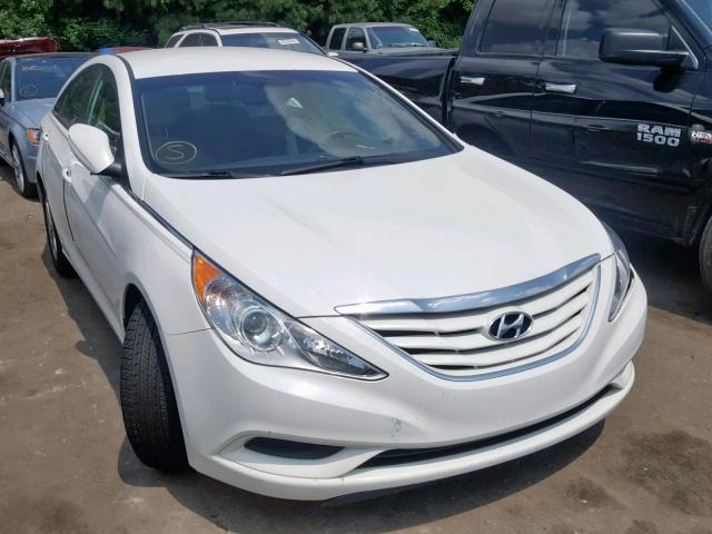 5NPEB4AC4DH803905 - 2013 HYUNDAI SONATA GLS WHITE photo 1