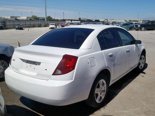 1G8AJ58F67Z210240 - 2007 SATURN ION LEVEL WHITE photo 4