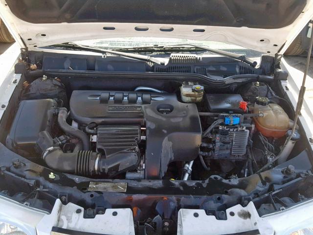 1G8AJ58F67Z210240 - 2007 SATURN ION LEVEL WHITE photo 7