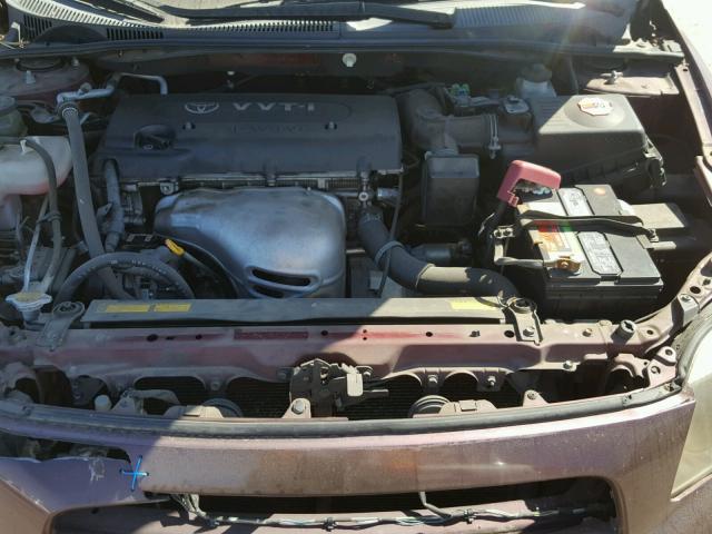 JTKDE177460066466 - 2006 TOYOTA SCION TC მუქწითელი ფოტო 7
