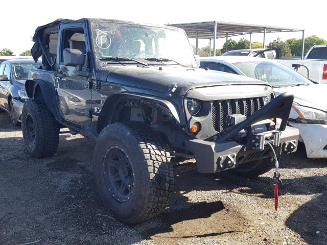 1J4FA24139L729699 - 2009 JEEP WRANGLER X BLACK photo 1