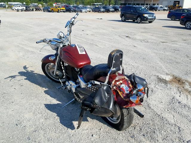 1HFSC43002A206957 - 2002 HONDA VT1100 C2 MAROON photo 3