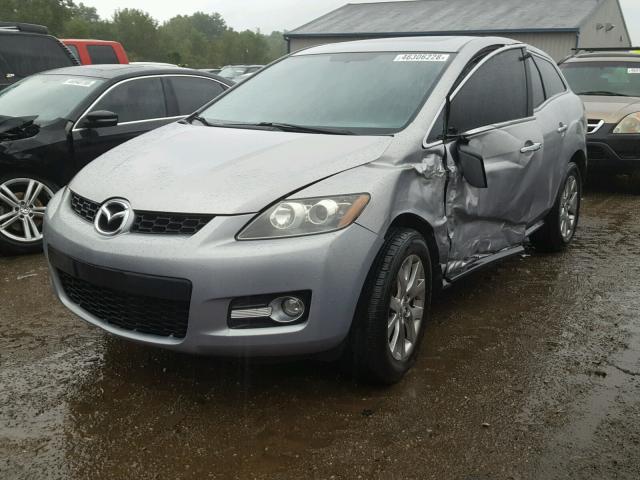 JM3ER293790220048 - 2009 MAZDA CX-7 SILVER photo 2