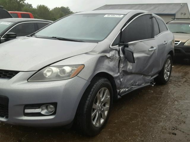 JM3ER293790220048 - 2009 MAZDA CX-7 SILVER photo 9