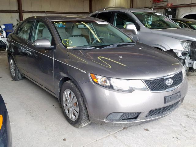 KNAFU4A22A5865253 - 2010 KIA FORTE EX GRAY photo 1