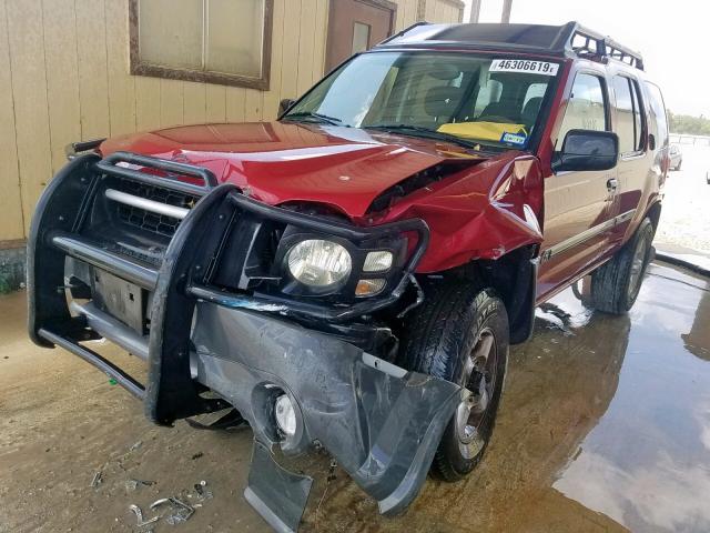 5N1ED28Y53C666298 - 2003 NISSAN XTERRA XE RED photo 2