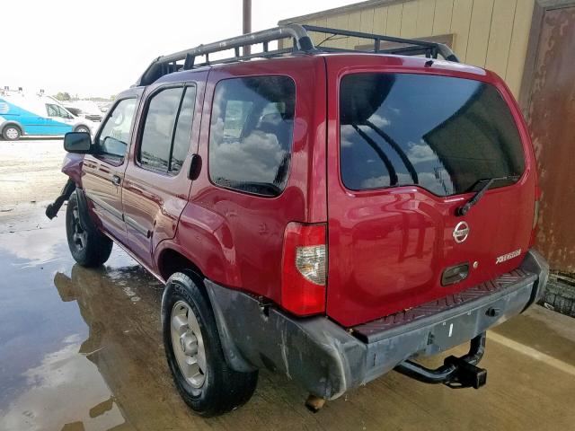 5N1ED28Y53C666298 - 2003 NISSAN XTERRA XE RED photo 3