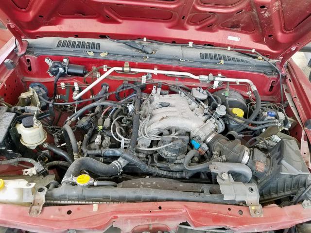 5N1ED28Y53C666298 - 2003 NISSAN XTERRA XE RED photo 7