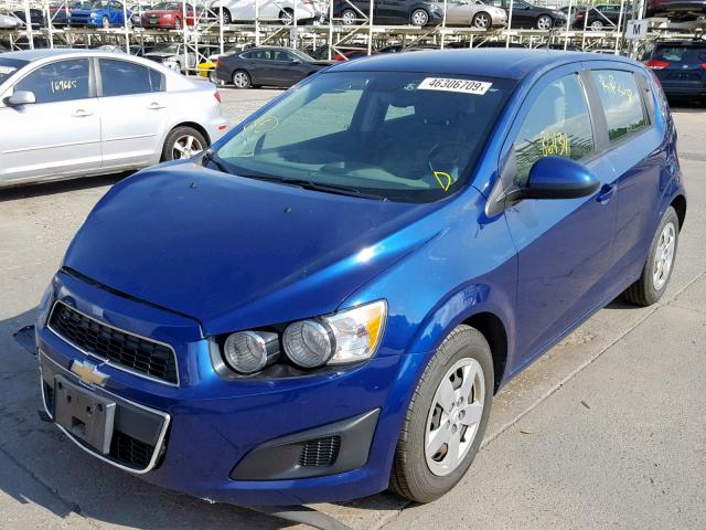 1G1JB6SHXD4179384 - 2013 CHEVROLET SONIC LS 蓝色 照片 2