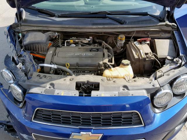 1G1JB6SHXD4179384 - 2013 CHEVROLET SONIC LS 蓝色 照片 7