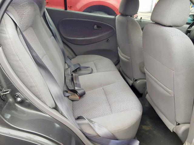 KNADC123716073772 - 2001 KIA RIO TWO TONE photo 6