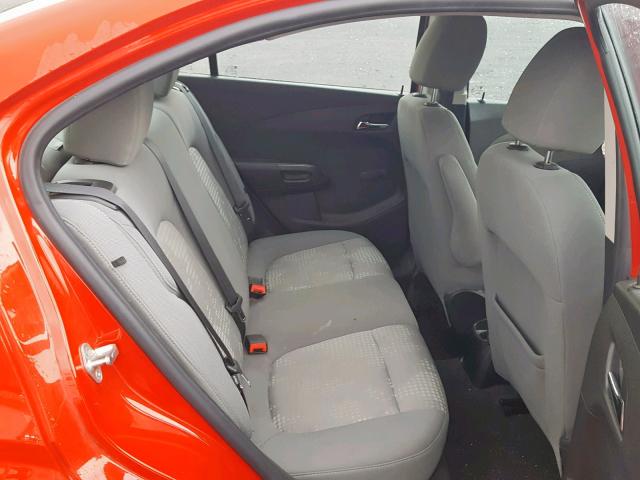 1G1JA5SH5C4217292 - 2012 CHEVROLET SONIC LS RED photo 6