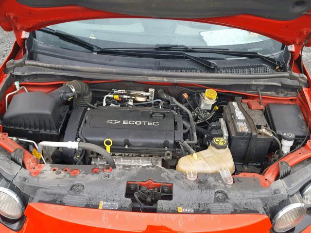 1G1JA5SH5C4217292 - 2012 CHEVROLET SONIC LS RED photo 7