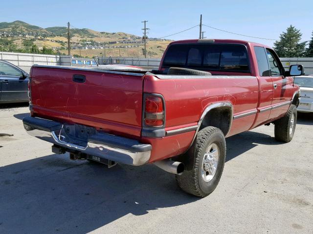 3B7KF23D5VM514755 - 1997 DODGE RAM 2500 BURGUNDY photo 4