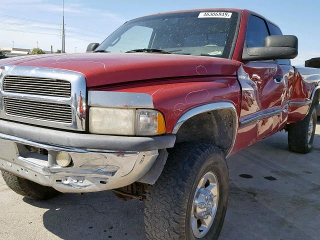 3B7KF23D5VM514755 - 1997 DODGE RAM 2500 BURGUNDY photo 9