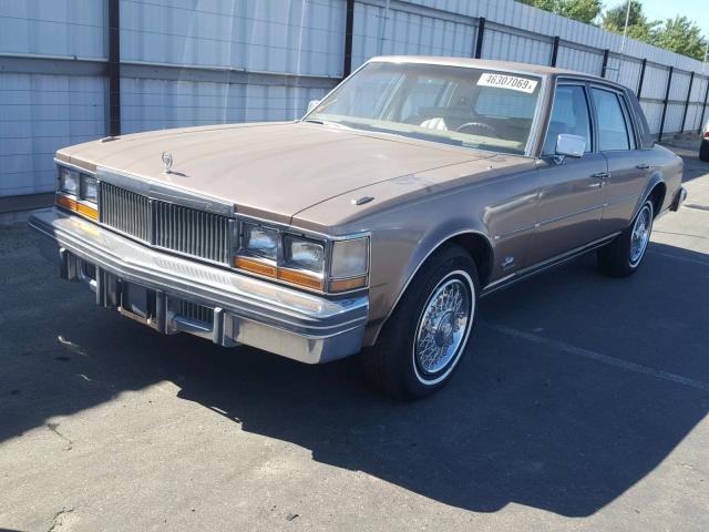 6S69B8Q475152 - 1978 CADILLAC SEVILLE BROWN photo 2