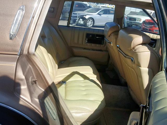 6S69B8Q475152 - 1978 CADILLAC SEVILLE BROWN photo 6