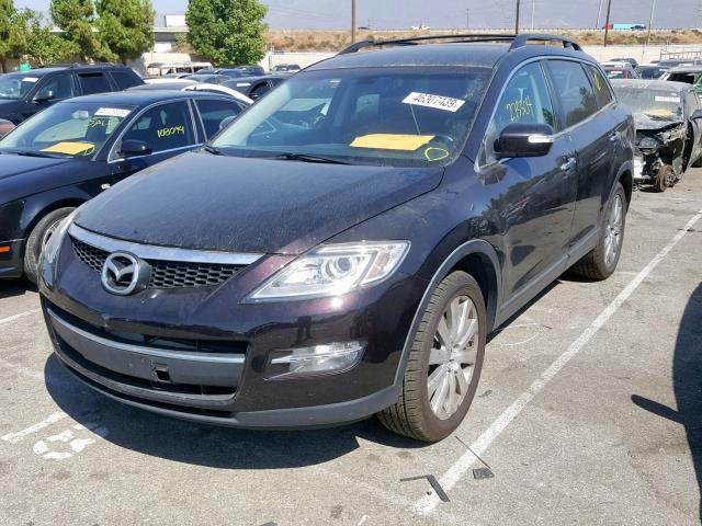 JM3TB38Y570115035 - 2007 MAZDA CX-9 PURPLE photo 2