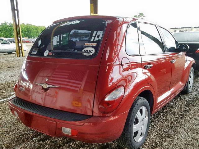 3A4FY48B77T520140 - 2007 CHRYSLER PT CRUISER BURGUNDY photo 4