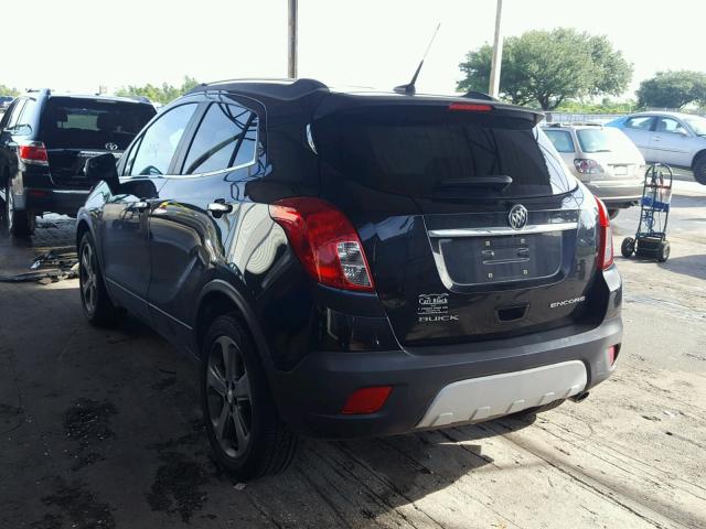 KL4CJASB5EB743192 - 2014 BUICK ENCORE BLACK photo 3