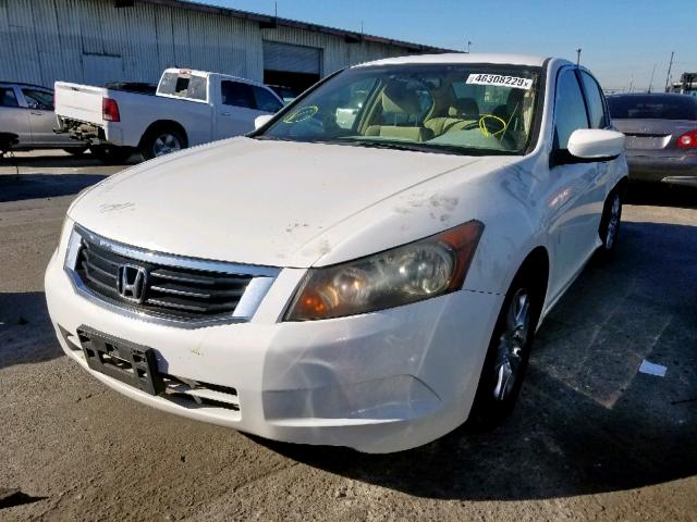 JHMCP26498C039385 - 2008 HONDA ACCORD LXP WHITE photo 2