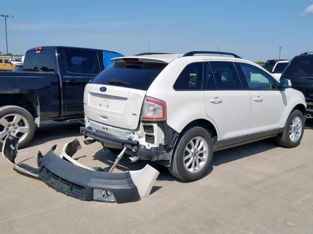 2FMDK3JC6ABA86285 - 2010 FORD EDGE SEL WHITE photo 4