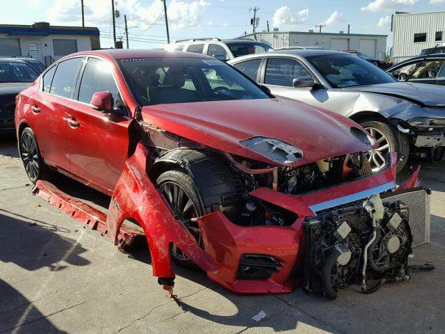 JN1FV7AP7HM851249 - 2017 INFINITI Q50 RED SP RED photo 1