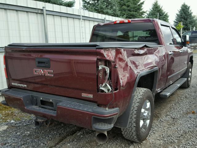 1GT42XC8XGF222882 - 2016 GMC SIERRA K35 MAROON photo 4