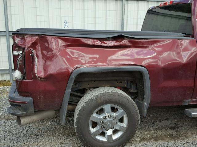 1GT42XC8XGF222882 - 2016 GMC SIERRA K35 MAROON photo 9