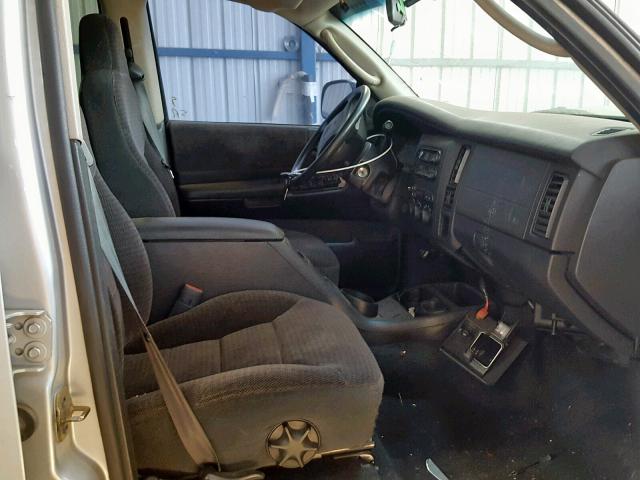 1B4HS28Z11F631847 - 2001 DODGE DURANGO GRAY photo 5