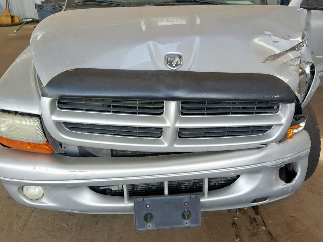 1B4HS28Z11F631847 - 2001 DODGE DURANGO GRAY photo 7