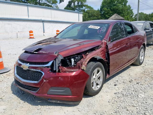 1G11C5SL2FF319415 - 2015 CHEVROLET MALIBU 1LT 栗色 照片 2