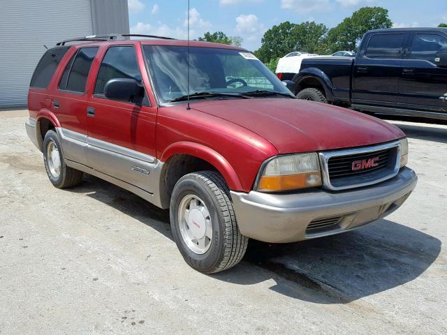 1GKCS13W4Y2353018 - 2000 GMC JIMMY RED photo 1