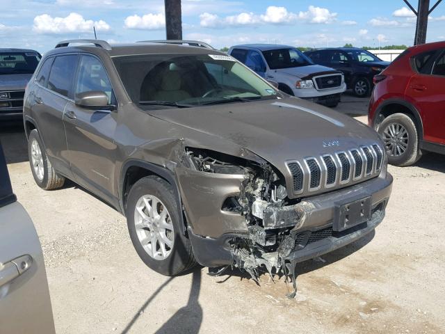 1C4PJLCB9HW523553 - 2017 JEEP CHEROKEE L TAN photo 1