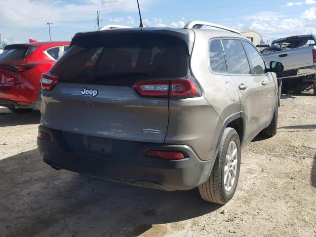 1C4PJLCB9HW523553 - 2017 JEEP CHEROKEE L TAN photo 4