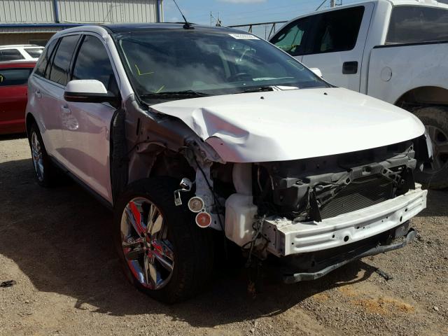 2FMDK3KC0CBA33468 - 2012 FORD EDGE LIMIT WHITE photo 1