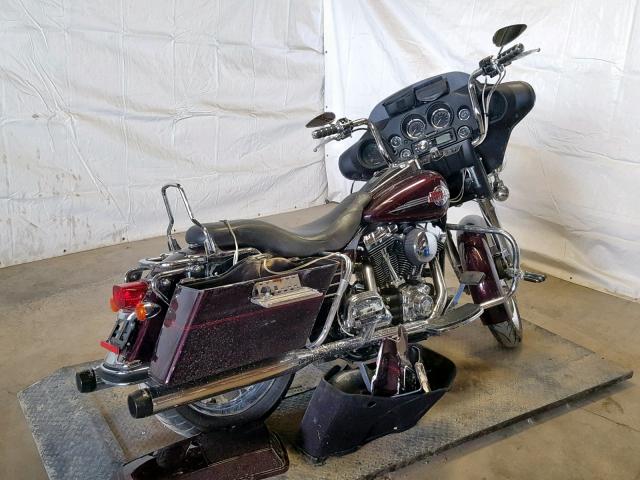 1HD1FC4147Y697433 - 2007 HARLEY-DAVIDSON FLHTCUI MAROON photo 4