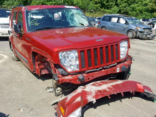 1J8GN28K79W554091 - 2009 JEEP LIBERTY SP RED photo 1